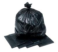 Extra Heavy Duty 200 Gauge Black Bin Bags Sacks x 200