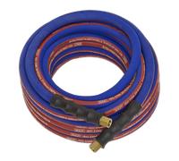 Sealey AH10R Air Hose 10M X Ø8Mm With 1/4inBsp Unions Extra-Heavy-Duty