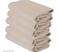Extra Heavy Duty Cotton Canvas Premium Dust Sheet 12ft x 9ft - 3.5m x 2.6m Approx. Equip247uk