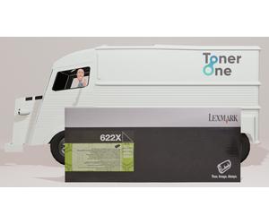 Extra High Capacity Lexmark 622X Black Toner Cartridge