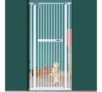 Extra High Cat Barrier - Automatic Pet Safety Gate for Wide Doorways Ideal for Dogs and Cats and Easy to Install Perfect for Home Safety