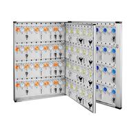 Extra Large 160 Bits Wall Mounted Key Storage Cabinet Durable Key Management System for Car & Factory Secure Key with High Capacity for Home & Office Use