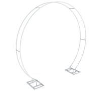 Extra Large 2.2M Tall Wedding Arch Double Pole Metal Moongate Backdrop Stand Diy