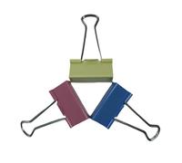 Extra Large 2 Inch Binder Clips Set of 3 Pieces Big Paper Clamps Colored Jumbo Paper Clips Upgrade Giant Binder Clips Big Paper Clips Clamps for Office and Home Supplies