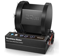 Extra Large 22LB Capacity Professional Rock Tumbler, Heavy-Duty Rock Polisher with Industrial-Grade Brushless Motor & Reinforced Metal Base, Rotary Stone Polisher for Workshops & Serious Collectors