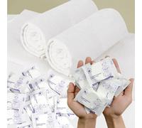 Extra Large 23 x 12 inch Disposable Compressed Towel, 16 Pack Expandable Bulk Travel Towels for Camping, Hiking, Gym, Face & Body, Lightweight Portable Reusable