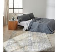(Extra Large 244x305cm) CK005 Enchanting ECH04 Rug by Calvin Klein in Grey Beige