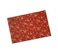 Extra Large 50x74cm Festival Gift Wrapping Paper, 5 Count, Heavy Duty Reindeer Bell Design, Durable Surface, Tear Resistant Festival Gift Wrapping Paper