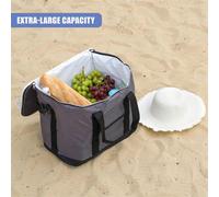 Extra Large 60 Can 30L Insulated Cool Bag Cooler Picnic Drinks Carrier Tote Bag