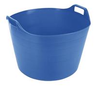 Extra Large 75Litre Flexi Tub Storage Bucket, Multipurpose Rubber Flexible Container with Handles for Home & Garden [MADE IN UK] (Sky Blue)