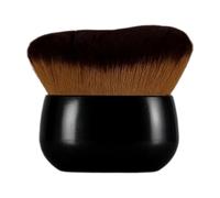 Extra-Large 75mm Body Makeup Brush Vegan Synthetic Bristles for Streak-Free Self Tanner, Bronzer & Foundation, Wet/Dry Use, Oval Face & Back Application-Black