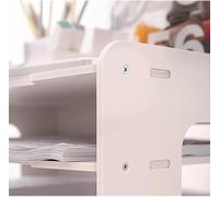 MAWTUJZX Extra Large A3 Paper Holder For School And Office White Desk File Holder Desk Letter Tray Magazine File Holder