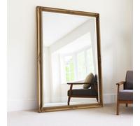 Extra Large Antique Gold Ornate Leaner Wall Mirror Agenzia 14 Gold XL