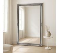 Extra Large Antique Silver Ornate Leaner Wall Mirror Agenzia 14 Silver XL