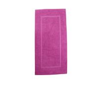 Extra Large Bath Mats for Bathroom, 100% Cotton 1000 GSM, 50x100cm Soft Absorbent Machine Washable Quick Dry, 2-Pack Banded Floor Bath Mats, Decorative After Shower Bathtub Towels (Wild Orchid Pink)