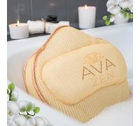 Extra Large Bath Pillow and Bath Mat, Bath Pillow for Tub Neck and Back Support, Luxury Spa Set Includes Bath Mat, Wash Bag and Spa Bag, Bathtub Pillow with 6 Non-Slip Suction Cups