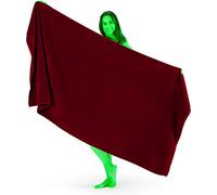 Extra Large Bath Sheet (100 x 200 cm -600 GSM) Super Jumbo Big Bath Sheet Towels Body Wrap (Red, Cotton)