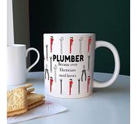 Extra Large Big Plumber Mug Fun Trades Gift - Jumbo White Coffee/Tea Present