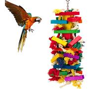 Extra - Large Bird Parrot Toy Set - Ideal for Macaws African Greys Amazon Parrots & Perfect as Bird Gifts