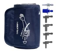 Extra Large Blood Pressure Cuff, 22-52CM Blood Pressure Monitors Cuff Adjustable XL Compatible with Other BP Monitors for Adult with Big Arms Women Men, 6 Connectors (BP Cuff Included Only)
