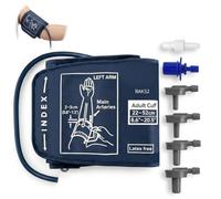 Extra Large Blood Pressure Cuff 22-52CM, Replacement Arm Cuff Compatible with Omron & Most BP Monitors, Adjustable XL Universal Cuff for Big Arms with 6 Connectors (Cuff Only)