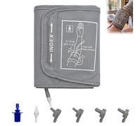 Extra Large Blood Pressure Cuff 22-60cm, Replacement XL BP Cuff Compatible with Omron Blood Pressure Monitors, Universal Adjustable Large Cuff for Big Arms, Light Grey