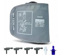 Extra Large Blood Pressure Cuff for Omron BP Monitors 22-60CM Big Arm, Adjustable XL Blood Pressure Cuff with 6 Universal Interface Compatible with Universal Blood Pressure Machine