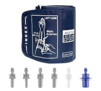 Extra Large Blood Pressure Cuff - Universal XL (22-52cm) Replacement Cuff - Compatible with Most BP Monitors for Adult with Big Arms Women Men, 6 Connectors (BP Cuff Included Only)