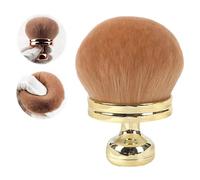 Extra Large Body Makeup Brush,Face Makeup Brush,Leg & Bronzer Suncreen Applicator 3 Inch Wide Foundation Oval Gol Sponge (Golden)
