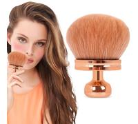 Extra Large Body Makeup Brush for Face and Leg, Kabuki Brushs with Oval-shaped Brush Head, Extra Large Self Tanning Brushs for Body Makeup, Bronzer, Suncreen Applicator (Rose Gold-1Pcs)
