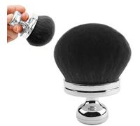 Extra Large Body Makeup Brush for Self Tanner and Bronzer, Oval Face and Leg Makeup Applicator, Professional Self Tanning Body Brush for Tan Application, Blusher & Sunscreen Applicator (Black)