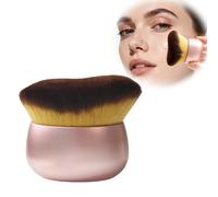 Extra Large Body Makeup Brush For Self Tanner, Leg Makeup &Bronzer Blend,75 mm Wide-headed Kabuki Brush Provides More Even, Pretty Application, Oval Face&Back Makeup Brush, Wet&Dry Use- Pink Rose Gold
