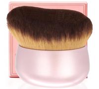 Extra Large Body Makeup Brush For Self Tanner, Leg Makeup &Bronzer Blend,75 mm Wide-headed Kabuki Brush Provides More Even &Pretty Application, Oval Face&Back Makeup Brush, Wet&Dry Use- Pink Rose Gold