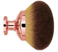 Extra Large Body Makeup Brush For Self Tanner, Leg Makeup &Bronzer Blend,90 mm Wide-headed Kabuki Brush Provides More Even &Pretty Application, Oval Face&Back Makeup Brush, Wet&Dry Use- Pink Rose Gold