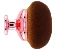 Extra Large Body Makeup Brush For Self Tanner, Leg Makeup &Bronzer Blend,90 mm Wide-headed Kabuki Brush Provides More Even &Pretty Application, Oval Face&Back Makeup Brush, Wet&Dry Use- Pink Rose Gold