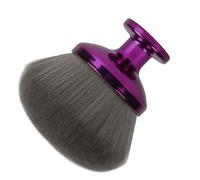 Extra Large Body Makeup Brush For Self Tanner,Makeup Brush For Self Tanner Face Leg,90mm Self Tan Back Applicator,3.6in Sphere Kabuki Brush For Bronzers Blend Self Tanning with Drawstring Bag Purple