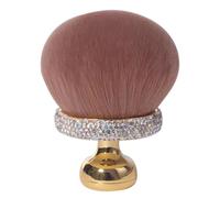 Extra Large Body Makeup Brush, Mushroom Tanning Brush With Rhinestones Loose Powder Blush Brush For Mom And Daughter