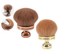 Extra Large Body Makeup Brush,Tanning Brush,Bronzer Suncreen Applicator, Portable Self Tanning Brushs for Body & Leg Makeup (gold)