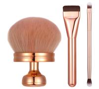 Extra Large Body Self Tanning Makeup Brush, 3 Pack Self Tanner Brush for Body and Face, Self Tan Back Applicator, Tanner Applicator Kit, Face Foundation Eye Shadow Makeup Brush for Tanners, Lotion