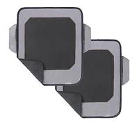 Extra Large Booster Chair Protector Cover,Dining High Chair Seat Cover Protect Booster Chair Cover,Non-Slip Silica Gel Backing, Waterproof,Oil-Proof and Stain-Proof,Easy to Wipe Clean Grey 2pcs