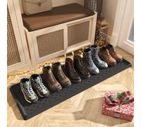 Extra Large Boot Tray Heavy Duty Rubber Mat with Lip Waterproof Shoe Mat Tray for Entryway Multi Use Jumbo Rubber Boot Tray 16x47 Inches