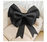 Extra Large Bow Decorative Bow DIY Giant Bow Decorative Bow Giant Red Bow Car Bow Gift Bow for Wedding Party Car Valentine's Day Christmas Gift Decoration Black 30 cm