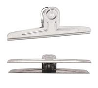 Extra Large Bulldog Clips 2 Pack Silver Huge Jumbo Stainless Steel Clips 12 Inch Paper Clamps Holder for Drawing Board Poster Clamping Bag