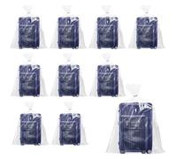 Extra Large Clear Plastic Storage Bags, 10 Pack Flat Large Plastic Bags, 40x60 Inches 100x150 cm Huge Storage Bags for Luggage Suitcase Clothes Quilts Blankets