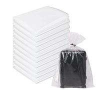 Extra Large Clear Plastic Storage Bags, 10 Pcs 100x150 cm (40x60 Inches) Portable Heavy Duty Plastic Bags, Dustproof, Moisture-Proof, Suitable for Suitcase Furniture Quilts Plush Toys Chairs