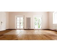 Extra Large Clear Vinyl Floor Mat - Soft Waterproof Non-Slip PVC Pad for Computer Chair, Dining Room, Laundry, 5x8 Ft Rectangular Doormat, Perfect for High Traffic Areas
