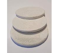 Extra Large Coral Frag Discs - 80mm | Premium Reef-Safe Coral Frag Plugs for Zoanthids, Softies, LPS & SPS | Textured Surface for Strong Adhesion | Handmade in the UK