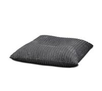Extra Large Corduroy Floor Cushion Bean Bag - Strong & Versatile Lightweight Comfortable Beanbag Seat - Adult and Teen Lounger Bedroom Living Room Seating 64(D) x64(W) x20(H) cm (Grey)