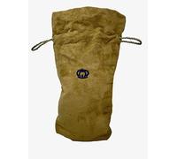 Extra Large Crown Royal Bag with Gold Drawstrings Great for Storage 13"x9"x4", Tan Suede (Reserve), XL