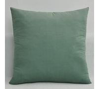 Extra Large Cushion Covers 80x80 70x70 60 x 60 CM Super King Size Decorative Throw Pillow Cases Velvet Square Pillowcases With Invisible Zipper For Couch Sofa Bedroom(Bean green,80x80 cm)